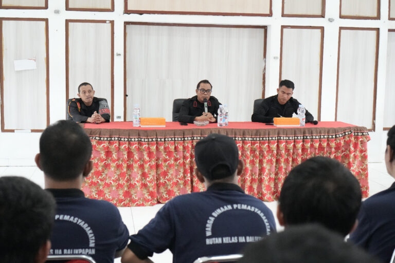 Antisipasi Kebakaran, Rutan Kelas IIA Balikpapan Beri Pengarahan kepada Warga Binaan
