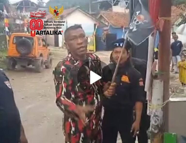Panglima LMP Mada Banten Copot Bendera One Piece yang Berkibar di Rumah Warga Bandung