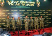 Kasad Jenderal TNI Maruli Simanjuntak, Pimpin Rapim TNI AD T.A 2026, Fokuskan Penguatan Program Pemerintah dan Sinergi Nasional, di Expo Center, Balai Kartini, Jakarta, Rabu (11/2/2026).