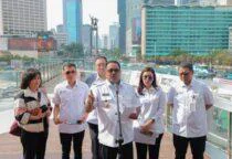 Rangkaian Perayaan Imlek Jakarta 2026, Rano: Kota Inklusif dan Terbuka bagi Seluruh Budaya, di kawasan Bundaran Hotel Indonesia (HI), Jakarta Pusat, Rabu (11/2/2026).