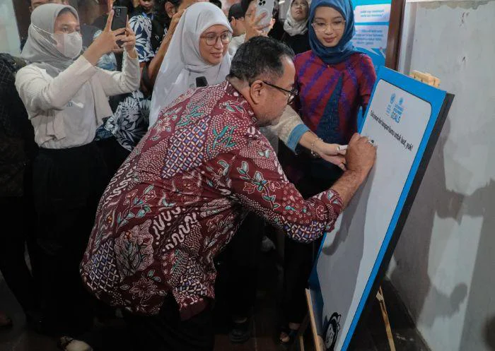 Wagub DKI Jakarta Rano Karno meresmikan SDGs Corner di Museum Bahari Jakarta Utara, Sabtu(14/2/2026). Museum Bahari menjadi pengingat bahwa Jakarta tumbuh sebagai kota pesisir dan kota maritim. 