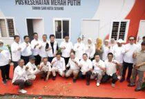 Gubernur Banten Andra Soni Resmikan Pos Kesehatan Merah Putih di Kawasan Tamansari, Cimuncang, Serang, Minggu (15/2/2026), Pos Kesehatan Merah Putih merupakan langkah nyata pemerintah daerah untuk hadir langsung di tengah masyarakat.