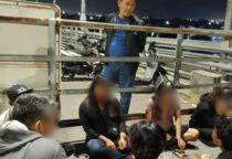 Gelar Patroli KRYD, Polda Babel Sasar lokasi yang menjadi tempat tongkrongan masyarakat di Kota Pangkalpinang, Sabtu (7/2/2026) malam.