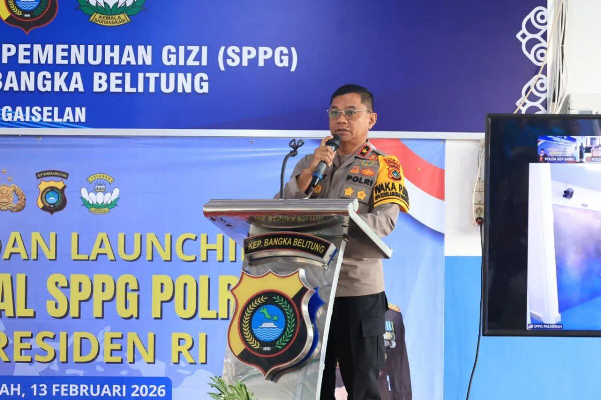 Polda Babel Kembali Resmikan dan Groundbreaking SPPG, Jumat (13/2/26), dipusatkan di SPPG Sungai Selan Kabupaten Bangka Tengah.