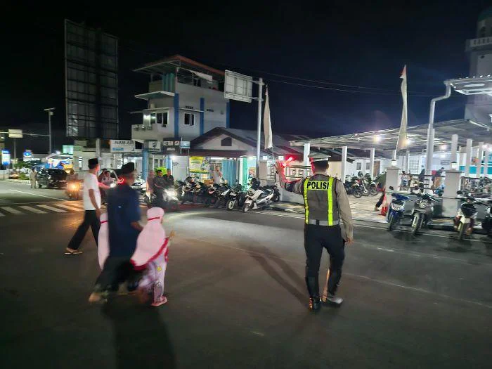 Satlantas Polres Belitung Laksanakan Pamturlalin Sholat Tarawih Ramadhan 1447 H, Kamis (19/2/2026) mulai pukul 19.00 WIB hingga selesai, di sejumlah masjid wilayah Tanjungpandan.