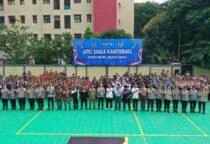 Kapolres Metro Jakarta Barat Kombes Pol Twedi Aditya Bennyahdi memimpin gelar Apel Siaga Kamtibmas bersama 205 Ormas, Perkuat Sinergi Jaga Kondusivitas Ramadhan