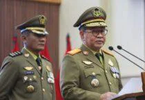 Gubernur DKI Jakarta Pramono Anung Hadiri Apel Bulan K3, Penguatan SDM Unggul dan Berdaya Saing, di Pusat Pelatihan Kerja Daerah (PPKD) Jakarta Timur, pada Senin (9/2/2025).