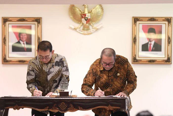 Pelestarian Cagar Budaya, Pemprov DKI dan Kementerian Kebudayaan Perkuat Sinergi, Wakil Gubernur (Wagub) DKI Jakarta, Rano Karno, dan Menteri Kebudayaan RI, Fadli Zon di Gedung E Kementerian Kebudayaan RI, Selasa (10/3/2026).