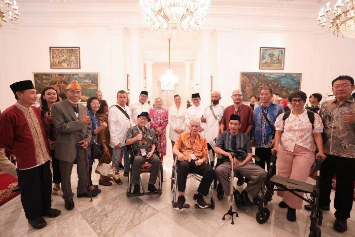 Open House di Balai Kota, Gubernur DKI Jakarta, Pramono Anung, bersama Wakil Gubernur (Wagub) Rano Karno, pererat Silaturahmi dengan Warga di Ruang Sunda Kelapa, Balai Kota Jakarta, pada Sabtu (21/3/2026).