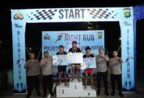 Night Run Kalijodo Meriah, Polres Jakbar Ajak Remaja Jauhi Tawuran dan Balap Liar, Sebanyak 105 remaja dari tingkat SMP hingga SMA, baik putra maupun putri, ikut ambil bagian dalam lomba lari jarak 100 meter tersebut.