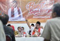 Wagub DKI Jakarta Rano Karno menghadiri kegiatan "Bang Doel Sapa Warga", di Kampung Wisata Eduwisata Bhinneka, Kebon Kosong, Kemayoran, Jakarta Pusat, pada Jumat (24/4/2026).