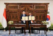 Sister City, Gubernur DKI Jakarta, Pramono Anung, dan Gubernur Jeju, Oh Young-hun, di KBRI Seoul, Korea Selatan, pada Sabtu (25/4/2026).