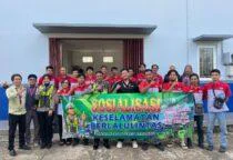 Satlantas Polres Belitung personel Satlantas Polres Belitung unit Kamsel, yakni BRIPKA Dyka Anugrah, BRIGPOL Astrid Aulia, BRIPTU Moch Alfachrozy, dan BRIPDA Yeni Artha A. Sosialisasi Kamseltibcarlantas di JNE Tanjungpandan