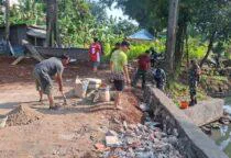 Jembatan Garuda 94,5% Rampung, Jembatan Beton Garuda sepanjang 10 meter dan lebar 2 meter di Jalan Gorong-gorong, Kecamatan Pinang, Kota Tangerang