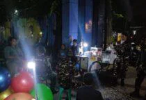 Koramil 01/Tgr Bersama Komduk menggelar patroli dan siskamling keliling di wilayah Kecamatan Tangerang, Kota Tangerang, Kamis malam (16/04/2026).