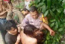 Aksi Bhabinkamtibmas Krendang Polsek Tambora Aiptu Warno menerima informasi dari warga terkait adanya seseorang yang terjatuh ke kali di wilayah Krendang, Tambora, Jakarta Barat. Peristiwa tersebut terjadi pada Kamis (30/4/2026)
