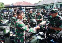 Kendaraan dinas baik roda dua maupun roda empat milik Kodim 0724/Boyolali menjalani pemeriksaan menyeluruh oleh Tim Harpal Paldam IV/4 Diponegoro, Kamis (30/04/2026). 