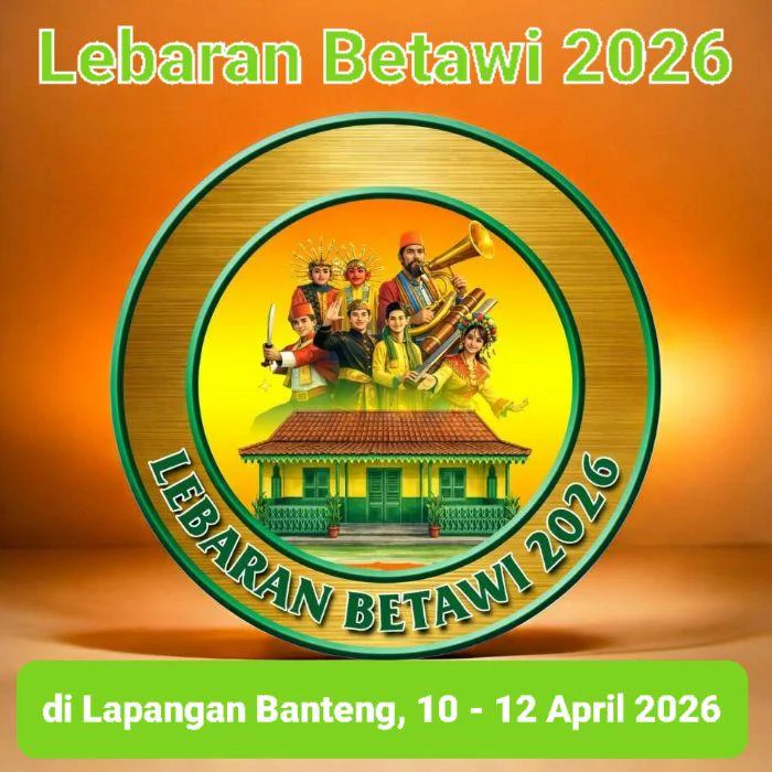Wisata Budaya Akhir Pekan: Rayakan kemeriahan Lebaran Betawi 2026 di Lapangan Banteng pada 10-12 April. Simak ajakan Sekda DKI Uus Kuswanto untuk mempererat silaturahmi lewat pelestarian budaya Betawi.
