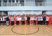 Gubernur DKI Jakarta Pramono Anung meresmikan Gedung Dinas Pemuda dan Olahraga (Dispora) Provinsi DKI Jakarta di Jatinegara, Jakarta Timur, Jumat (8/5/2026). Dorong Prestasi Olahraga Jakarta Naik Kelas