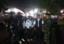 Perkuat Binter, Babinsa Koramil 09/Serut dan Babinsa Koramil 06/Cibodas bersama Komponen Pendukung (Komduk) melaksanakan patroli gabungan
