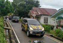 Kapolsek Selat Nasik Ipda Dedy, S.H., memimpin langsung kegiatan pengamanan dan pengawalan pawai ta’aruf  MTQ 2026, tingkat Kecamatan Selat Nasik, Rabu (06/05/2026).