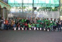 Program Jumat Peduli, Polsek Metro Tamansari Berbagi dengan Komunitas Ojol dan Warga, ini merupakan kegiatan rutin bulanan yang diberikan kepada seluruh anggota Sabuk Kamtibmas Polsek Metro Tamansari