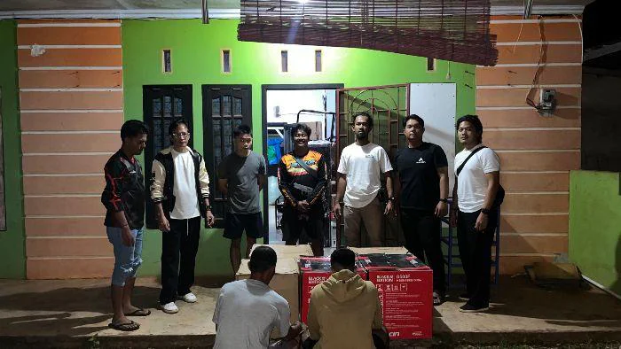 Tim Ulat Bulu Polsek Tanjungpandan dipimpin Ipda Alfadri berhasil ungkap para Pelaku Pencurian Mesin Senilai Rp100 Juta di Jalan Jenderal Sudirman, Desa Aik Rayak, Kecamatan Tanjungpandan, Kabupaten Belitung.