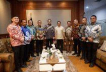 Kampus Bersinar, Kepala BNN RI, Suyudi Ario Seto, melaksanakan audiensi bersama jajaran pimpinan Universitas Pancasila, di Gedung BNN, Cawang, Jakarta Timur, pada Selasa (5/5/2026). 