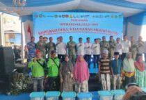 Kasdam Jaya Mayjen TNI Putra Widyawinaya Didampingi Danrem 052/Wkr Brigjen TNI Faizal Rizal Hadiri Peresmian KDKMP secara Daring di KDMP Desa Ciakar, Kecamatan Panongan, Kabupaten Tangerang, Sabtu (16/5/2026).