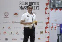 Kepala BNN Suyudi Ario Seto, menghadiri pembukaan Kapolri Cup 2026 Basketball Tournament dalam rangka Hari Bhayangkara ke-80 di MS Arena Sport BSD, Tangerang, Banten, Senin (18/5/2026).