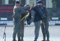 Penuh Kehormatan, Wadankorbrimob Polri Irjen Pol. Reza Arief Dewanto memimpin Upacara Penyambutan Pasukan Korbrimob Polri Purna Tugas Operasi Amole II-2025 di wilayah