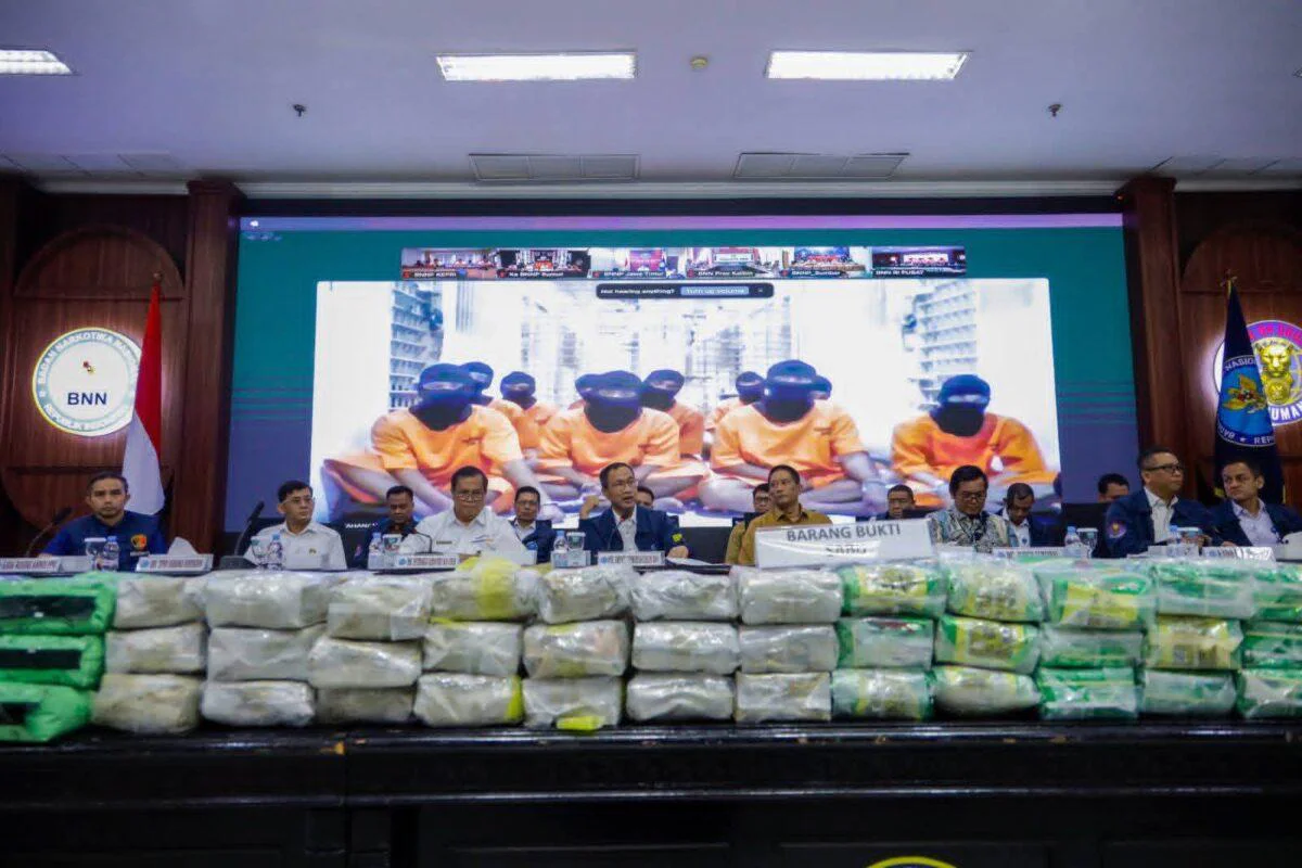 BNN Ungkap Kasus Narkotika Lintas Wilayah Lewat Operasi Bersinar, merupakan hasil sinergi bersama Polri, Direktorat Jenderal Bea dan Cukai,