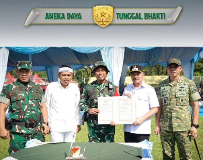 Sinergi TNI dan Masyarakat, Pangdam Jaya Pangdam Jaya/Jayakarta Letjen TNI Deddy Suryadi, dan Gubernur Jawa Barat Dedi Mulyadi, hadiri Penutupan TMMD Ke-128 TA 2026 di Kota Bekasi