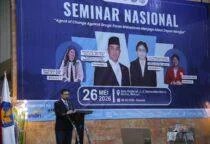 Mercu Buana Gelar Seminar Nasional, Kepala BNN Suyudi Ario Seto saat menjadi narasumber utama Seminar Nasional bertajuk "Agent of Change Against Drugs: Peran Mahasiswa dalam Menjaga Masa Depan Bangsa" di Aula Rektorat Universitas Mercu Buana (UMB), Jakarta Barat, Selasa (26/5/2026