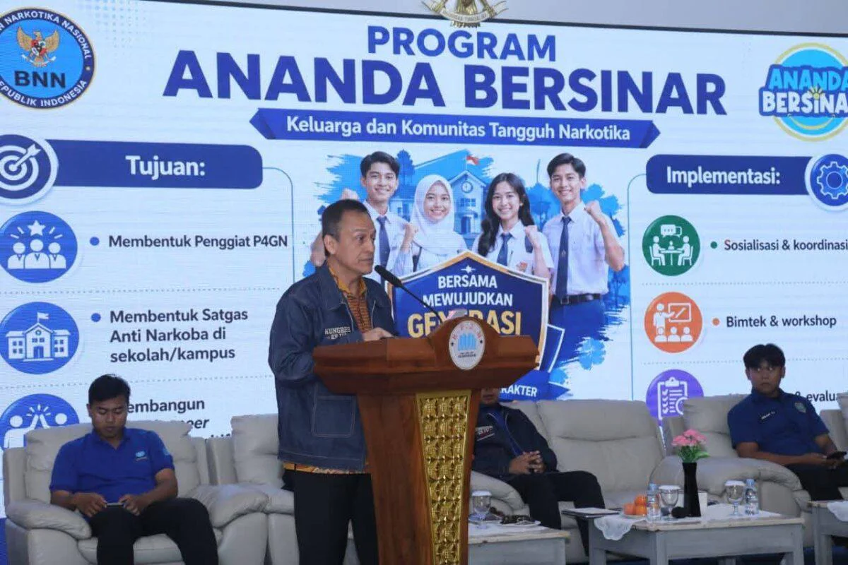 Program Ananda Bersinar, Program ini menjadi bagian dari upaya BNN dalam memperkuat ketahanan generasi muda terhadap berbagai ancaman yang dapat menghambat terwujudnya Indonesia Emas 2045.
