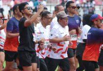 Gubernur DKI Jakarta Pramono Anung secara resmi melepas Peserta BTN JAKIM 2026 di kawasan Stadion Utama Gelora Bung Karno (GBK), Jakarta Pusat, pada Sabtu (13/6/2026) pagi. Tegaskan Posisi Jakarta sebagai Destinasi Sport Tourism Dunia