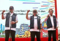 Penantian 20 Tahun Berakhir: Gubernur DKI Jakarta Pramono Anung hasil penataan kawasan Jalan H.R. Rasuna Said sekaligus memperkenalkan nama baru Halte Transjakarta Setiabudi Integritas di Jakarta Selatan, Minggu (21/6/2026) pagi.