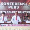 Polres Belitung Ungkap Dua Kasus Sabu, Kapolres Belitung AKBP Sarwo Edi Wibowo, menegaskan bahwa pihaknya akan terus meningkatkan upaya pencegahan dan penindakan terhadap peredaran gelap narkotika di wilayah hukum Polres Belitung., Kasat Resnarkoba Polres Belitung, AKP Budi Santoso