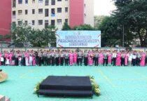Hari Bhayangkara ke-80, 74 Personel Polres Metro Jakarta Barat Terima Kenaikan Pangkat, Kapolres Metro Jakarta Barat Pimpin Upacara