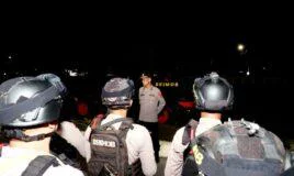 Patroli Gabungan Polres Belitung dan Satbrimob Polda Babel Jaga Kondusivitas Wilayah, dipimpin oleh Kabag Ops Polres Belitung, Kompol Maulup Irsan S, dengan melibatkan sebanyak 25 personel gabungan