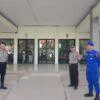 Polres Belitung Hadir Pastikan Keamanan Ibadah Minggu, di Gereja Regina Pacis, Jalan Melati, Kelurahan Kota, Kecamatan Tanjungpandan, Minggu (12/7/2026).