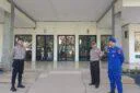 Polres Belitung Hadir Pastikan Keamanan Ibadah Minggu, di Gereja Regina Pacis, Jalan Melati, Kelurahan Kota, Kecamatan Tanjungpandan, Minggu (12/7/2026).